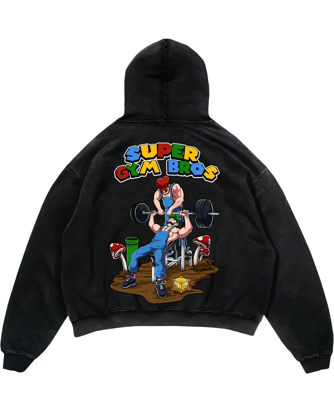 Super Gym Bros Oversized Hoodie