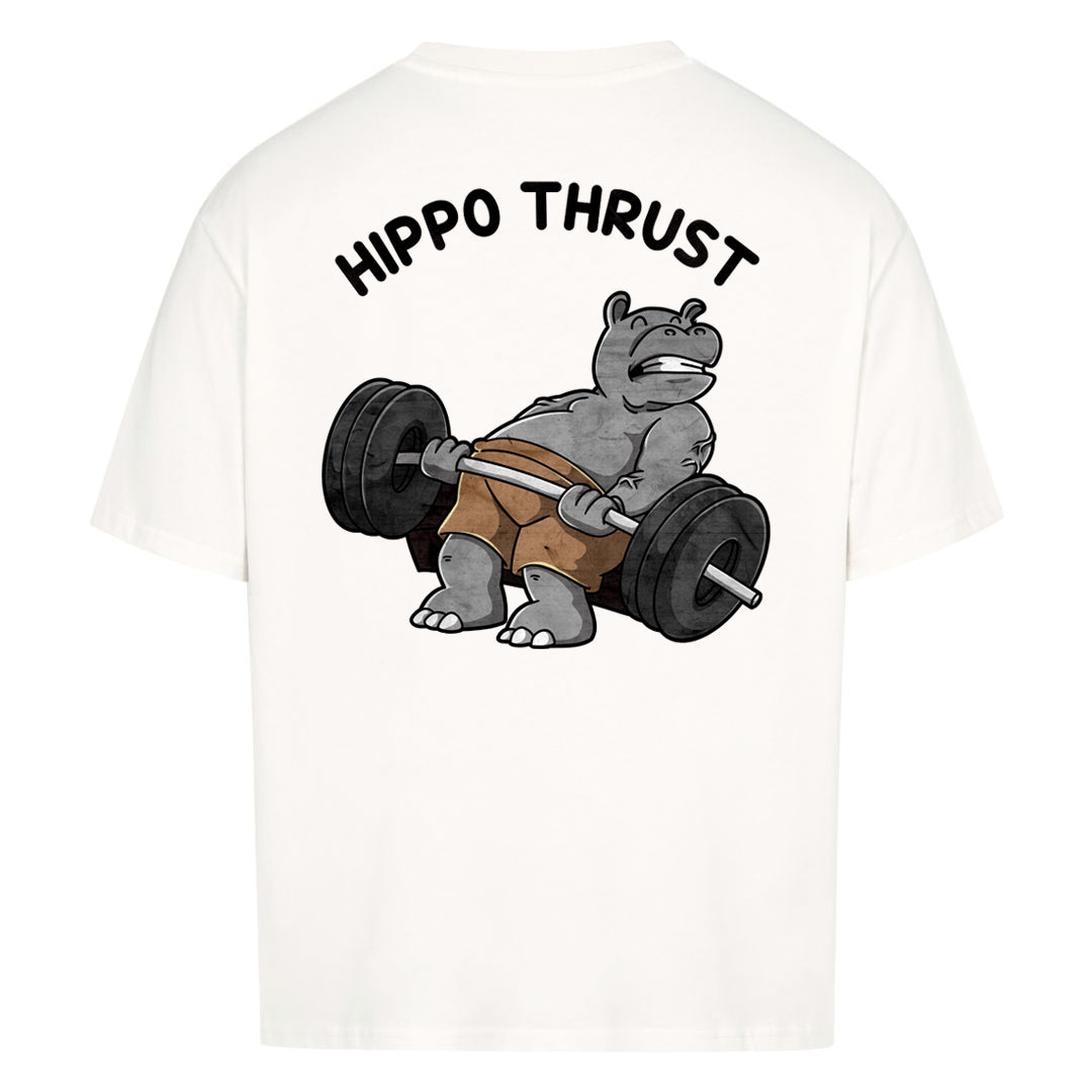 Hippo Thrust (Backprint) Oversized Shirt