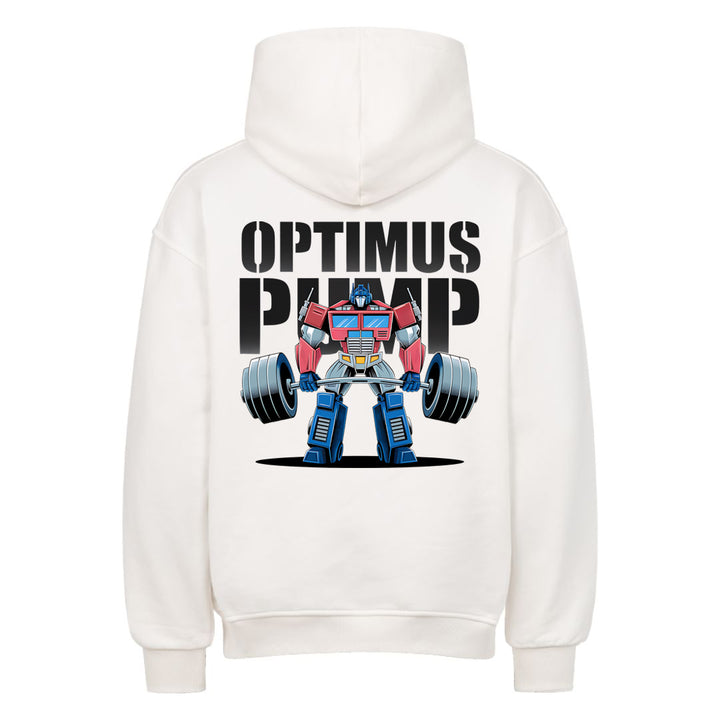 Sweat à capuche surdimensionné Optimus Pump (impression au dos)