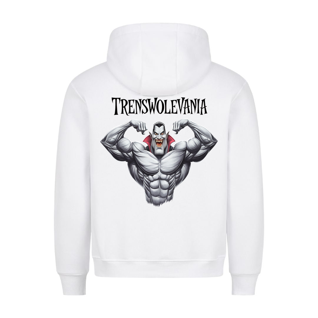 Sudadera con capucha Trenswolevania (espalda estampada)