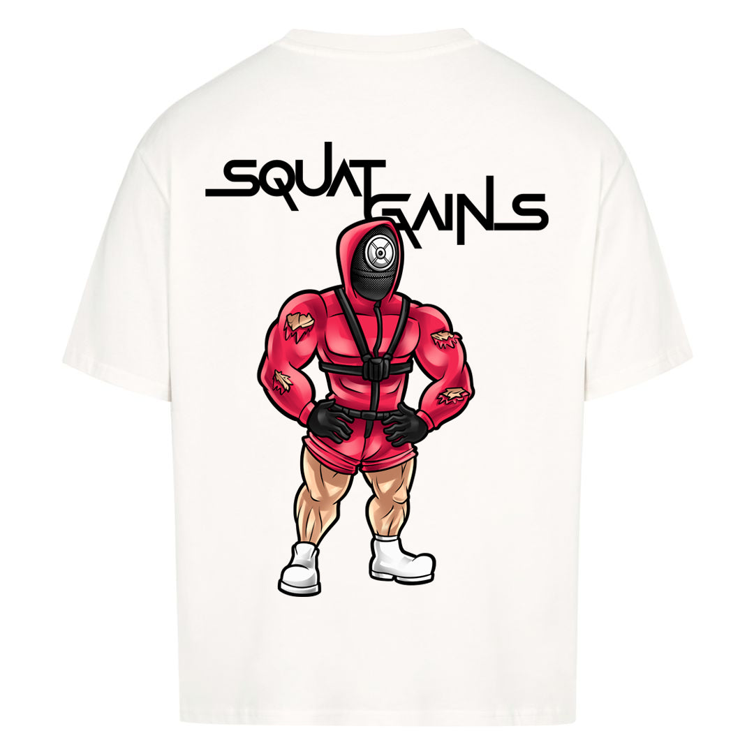 Squat Gains (Backprint) Oversized Shirt