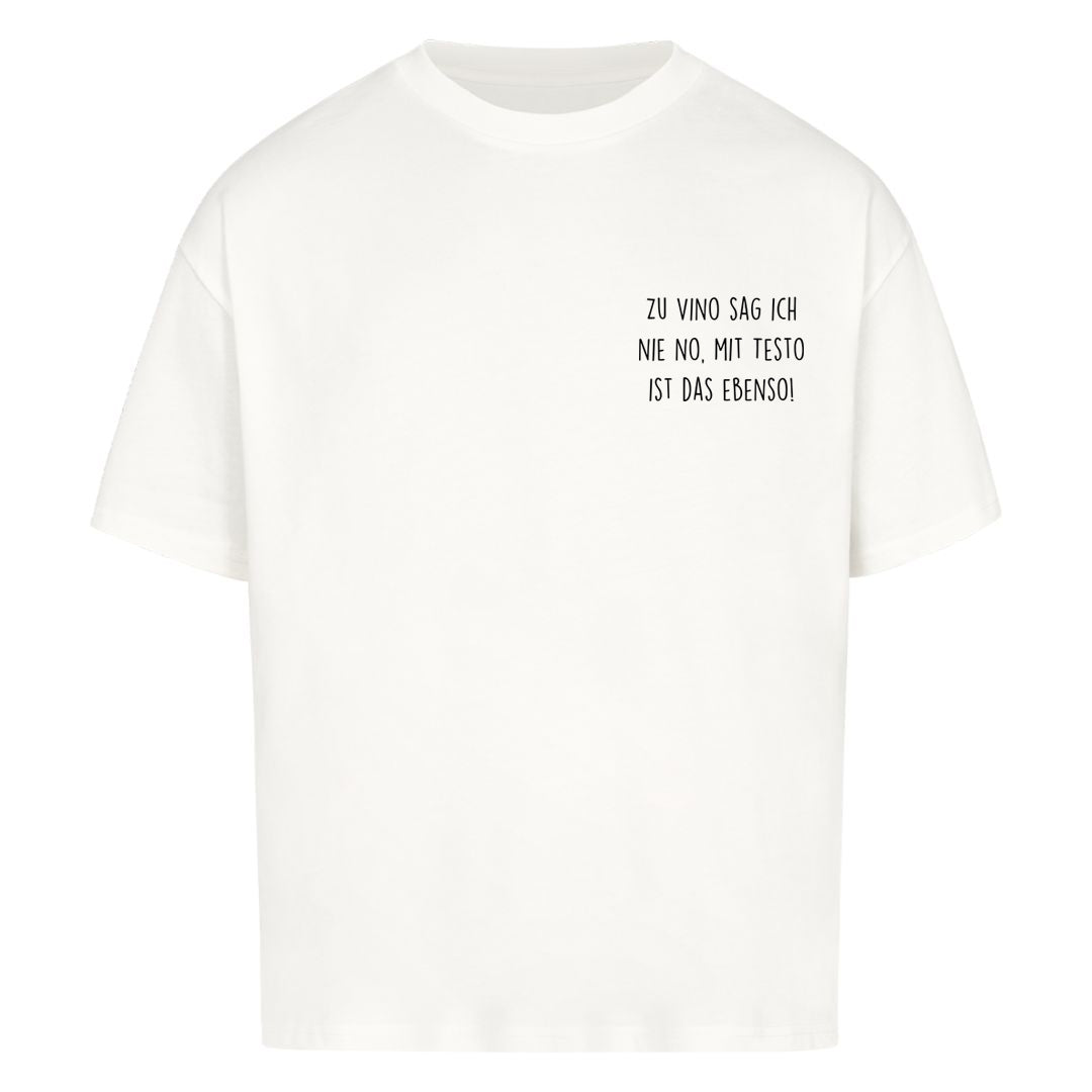 zu vino nie no Oversized Shirt
