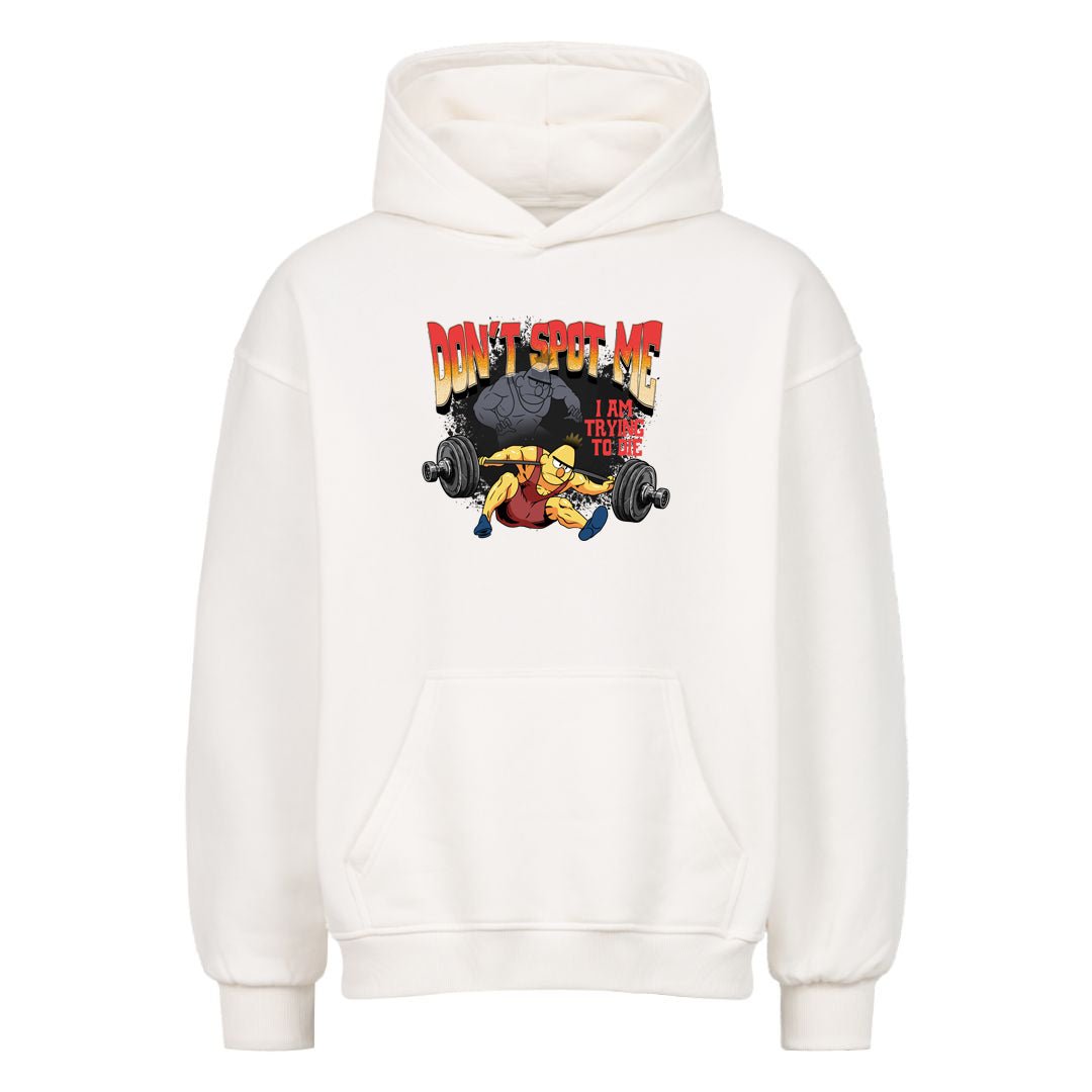 Sweat à capuche surdimensionné Ne me repère pas