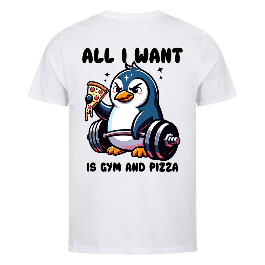 Pizza Penguine (Backprint) Shirt