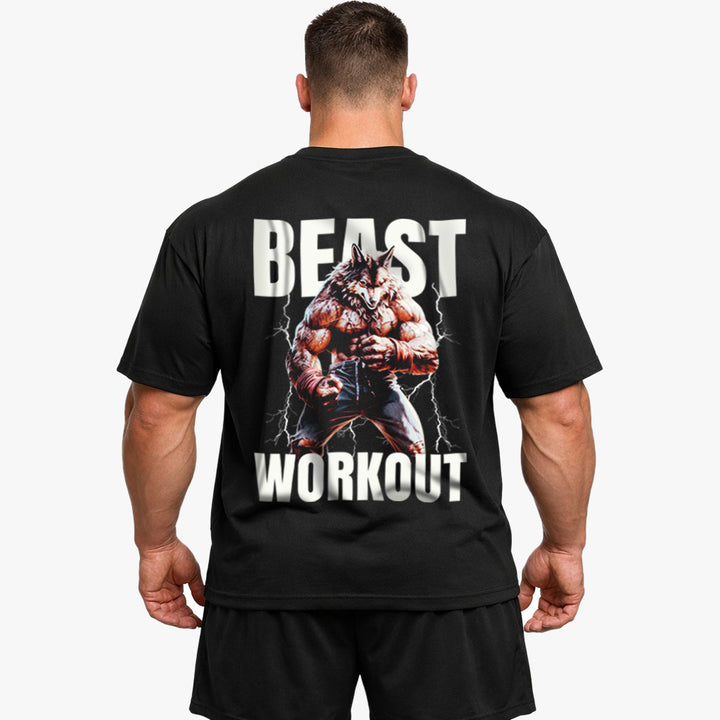 Beast Workout (Backprint) Oversized Shirt