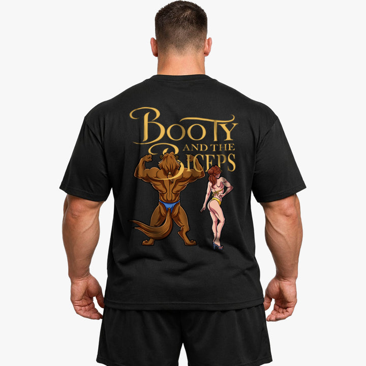 Booty and the Biceps (Backprint) Oversized Shirt