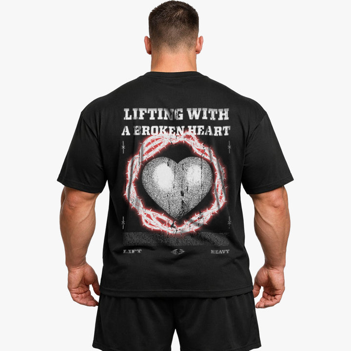Broken heart (Backprint) Oversize Blast