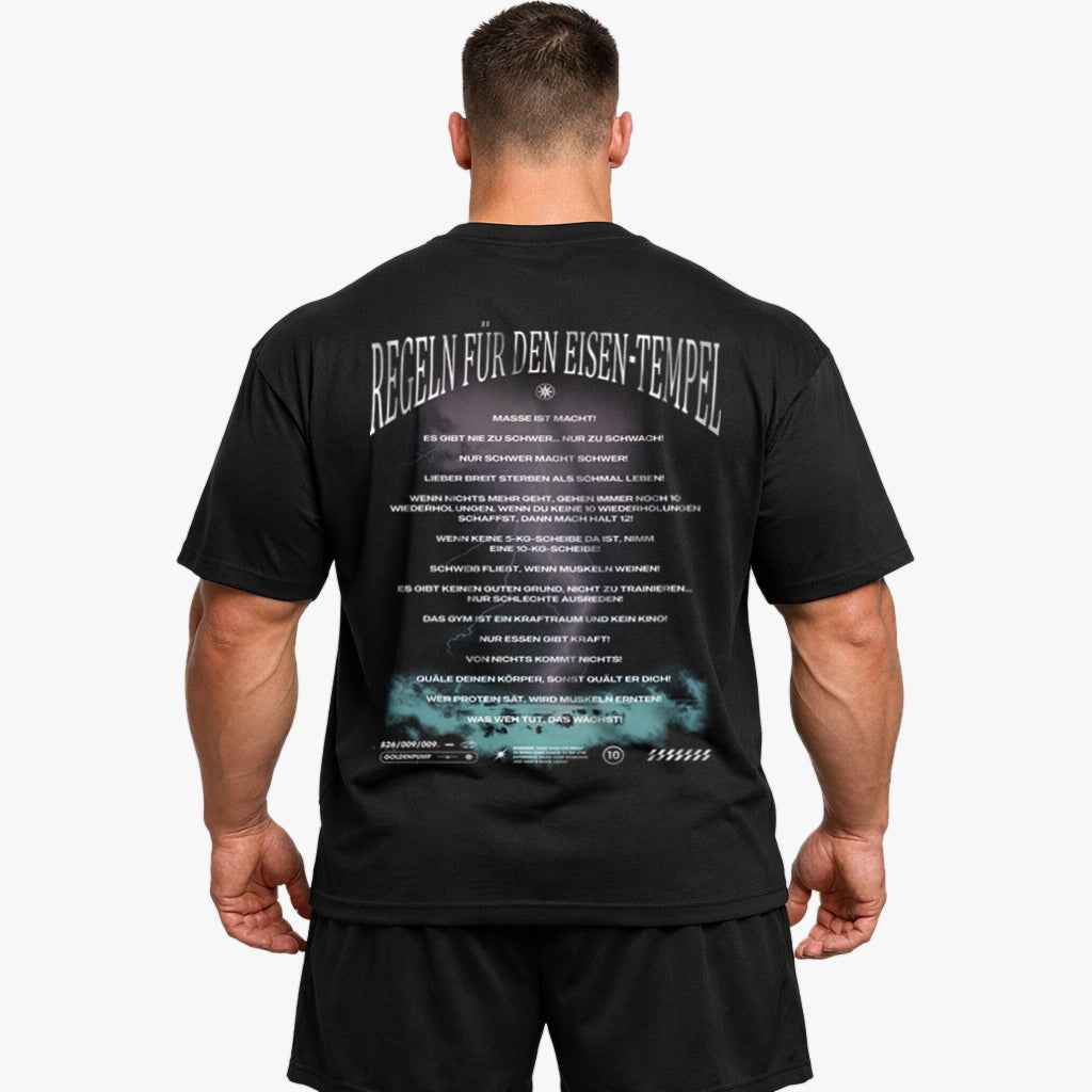 Eisten-Tempel (Backprint) Oversized Shirt