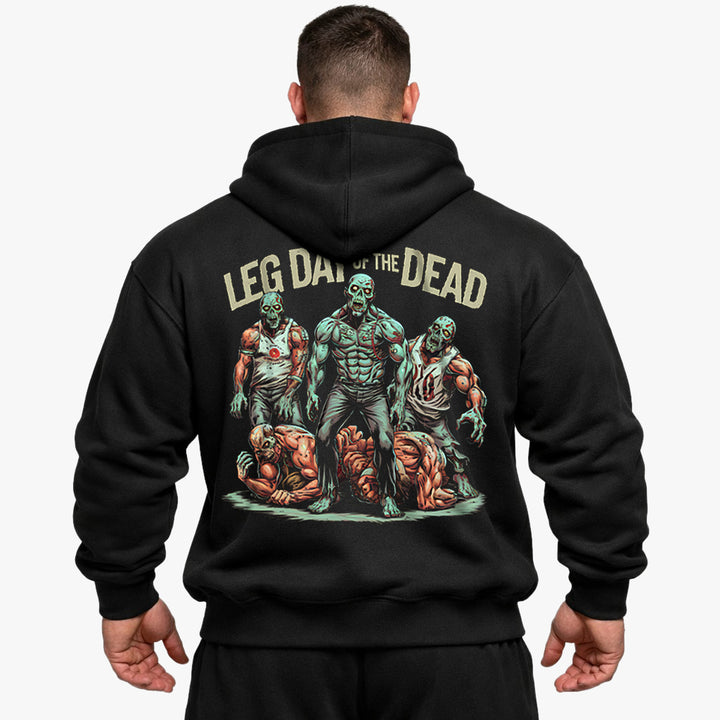 Leg day of the dead oversized (rugprint) hoodie