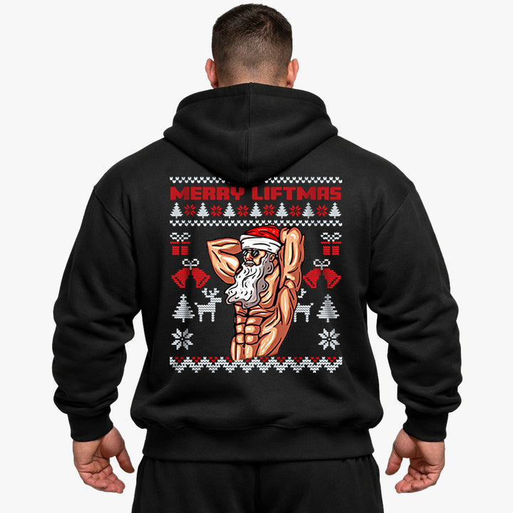 Merry Liftmas Oversized (Backprint) Hoodie