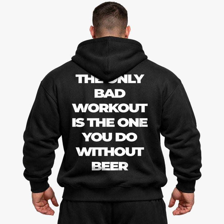 Only bad workout Oversized (Backprint) Hoodie