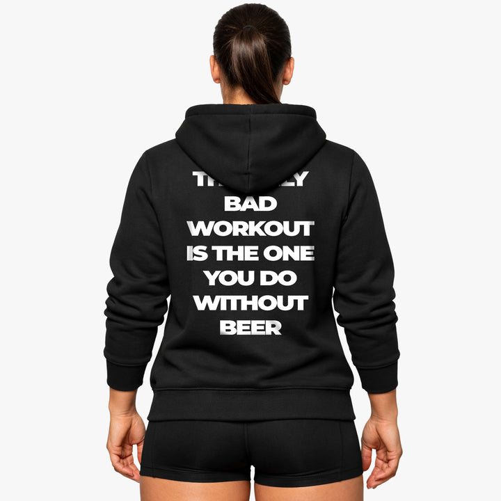 Sudadera con capucha Only bad entrenamiento (backprint)