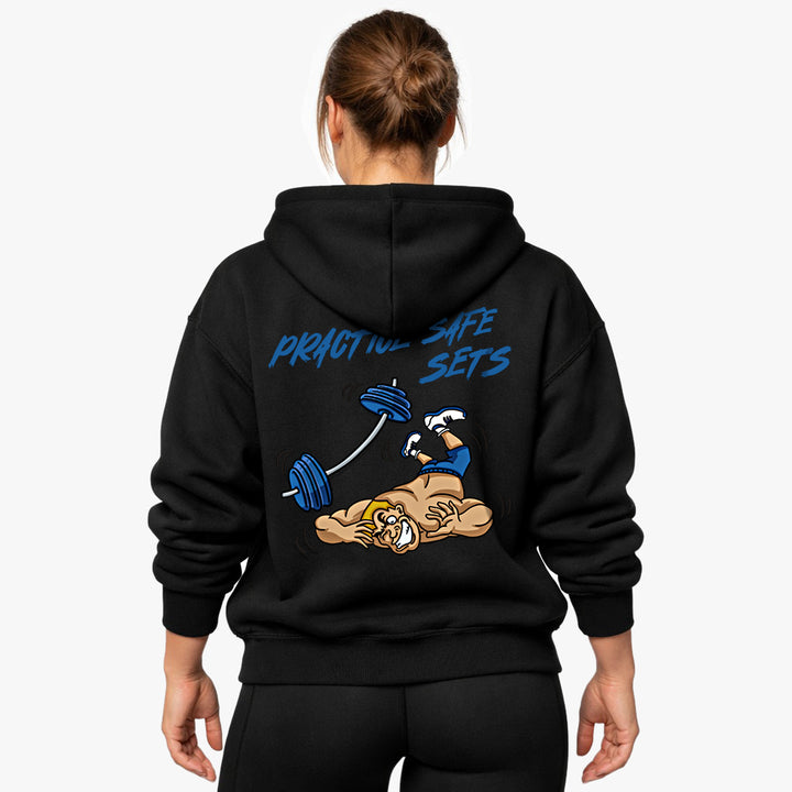 Practice safe sets Oversized Hoodie