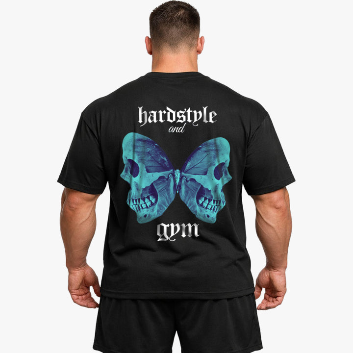 hardstyle and gym (Backprint) Oversize Blast