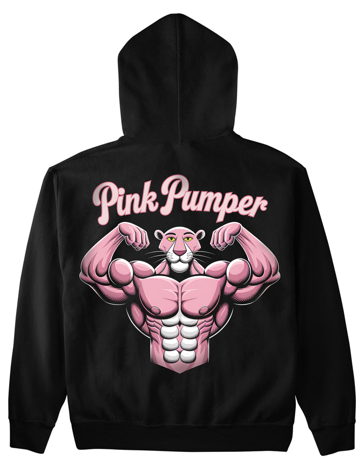 Sweat à capuche rose Pumper (backprint)