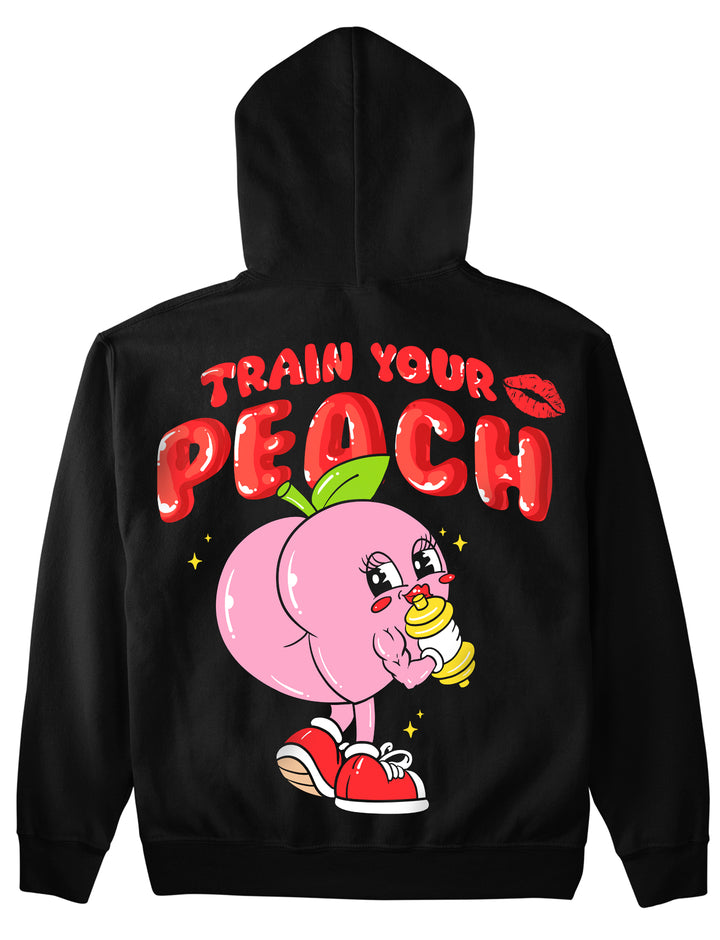 Train je Peach (rugafdruk) hoodie