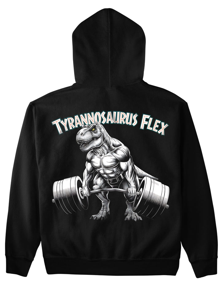 Sweat à capuche Tyrannosaurus Flex (empreinte arrière)