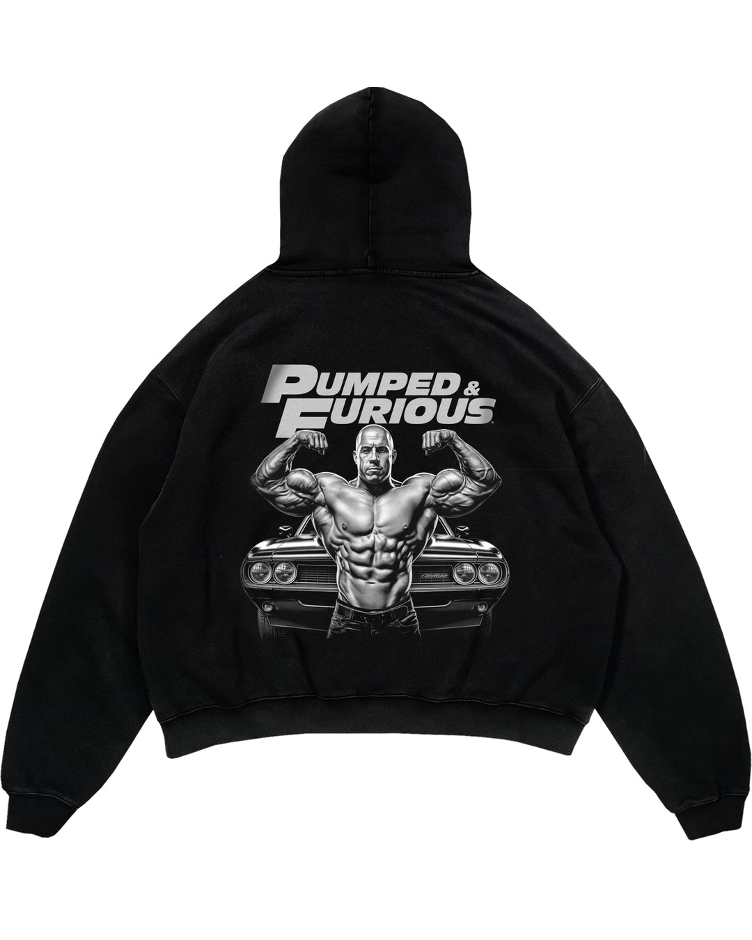 Pumped & Furious Oversized (Backprint) Hoodie