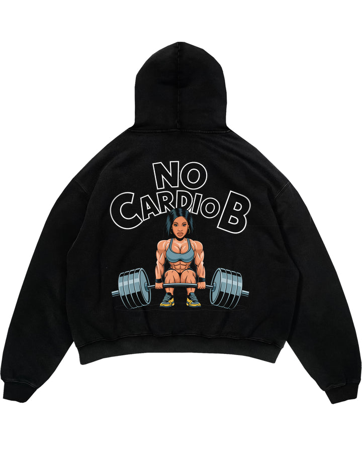 No Cardio B Oversized (Backprint) Hoodie