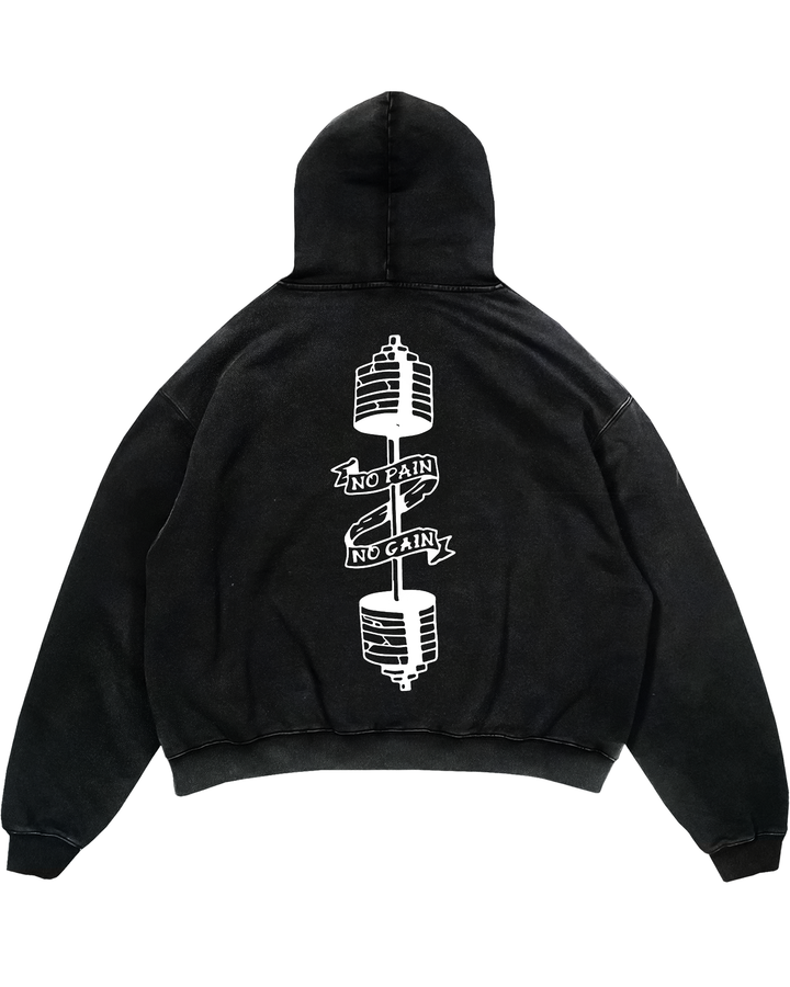 No Pain No Gain Oversized Hoodie
